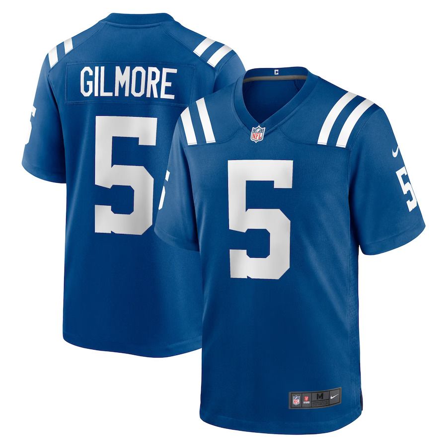 Men Indianapolis Colts #5 Stephon Gilmore Nike Royal Player Game NFL Jersey